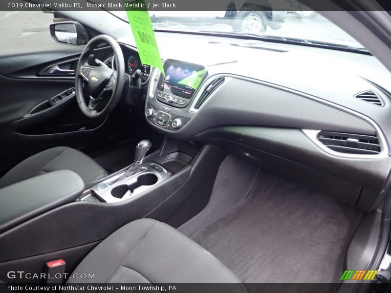 Mosaic Black Metallic / Jet Black 2019 Chevrolet Malibu RS