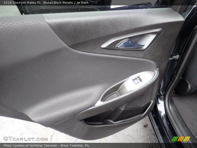 Mosaic Black Metallic / Jet Black 2019 Chevrolet Malibu RS