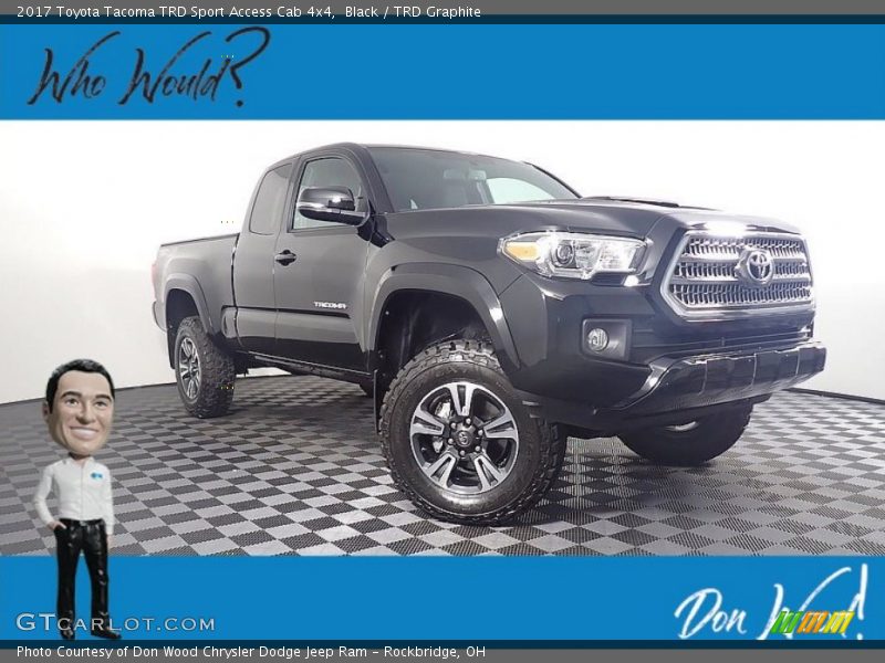 Black / TRD Graphite 2017 Toyota Tacoma TRD Sport Access Cab 4x4