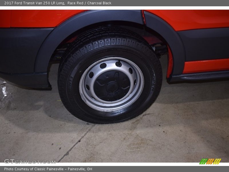 Race Red / Charcoal Black 2017 Ford Transit Van 250 LR Long