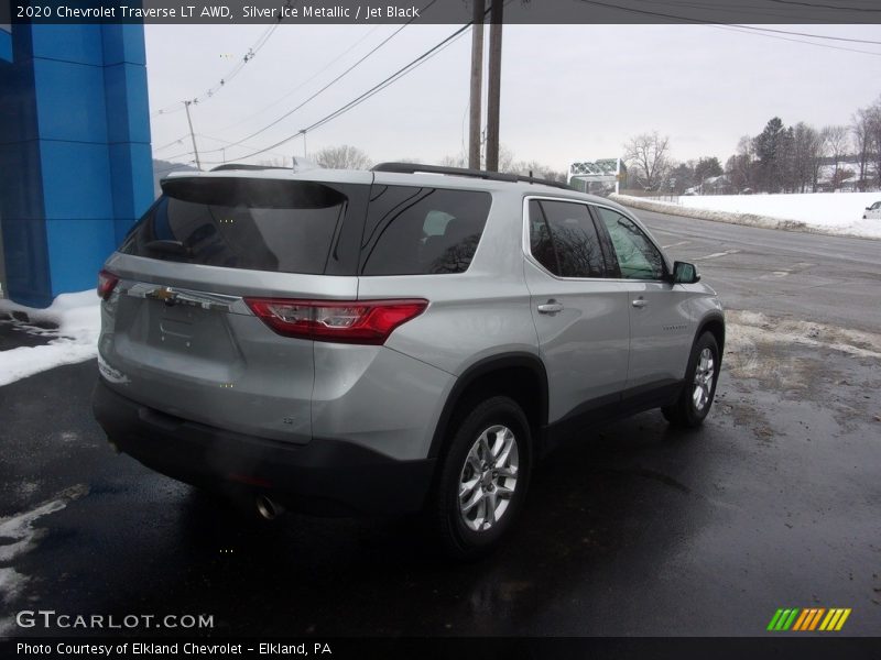 Silver Ice Metallic / Jet Black 2020 Chevrolet Traverse LT AWD