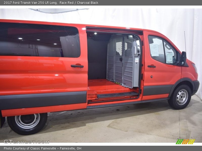 Race Red / Charcoal Black 2017 Ford Transit Van 250 LR Long
