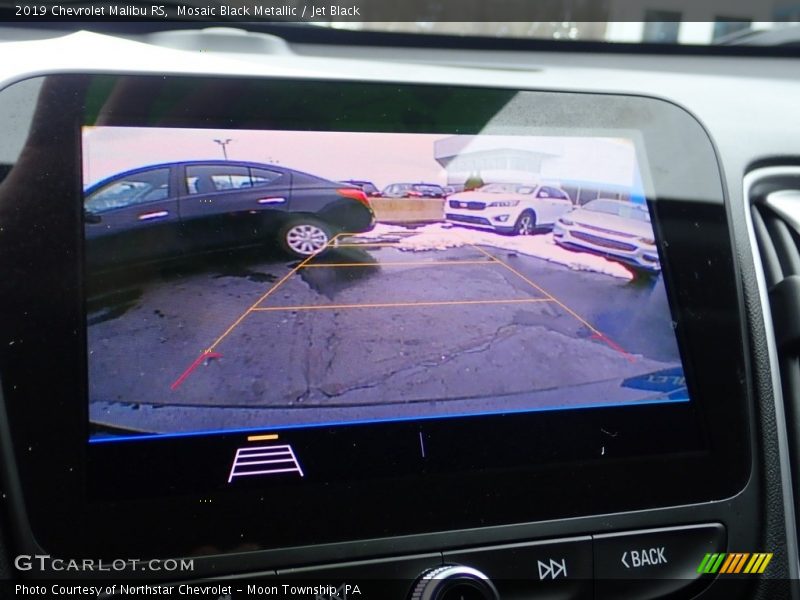 Mosaic Black Metallic / Jet Black 2019 Chevrolet Malibu RS