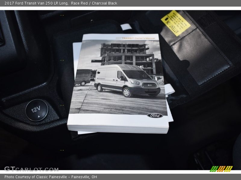 Race Red / Charcoal Black 2017 Ford Transit Van 250 LR Long