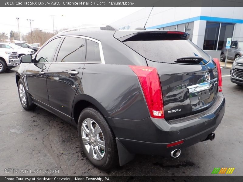 Graphite Metallic / Light Titanium/Ebony 2016 Cadillac SRX Luxury AWD