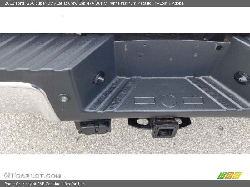 White Platinum Metallic Tri-Coat / Adobe 2012 Ford F350 Super Duty Lariat Crew Cab 4x4 Dually
