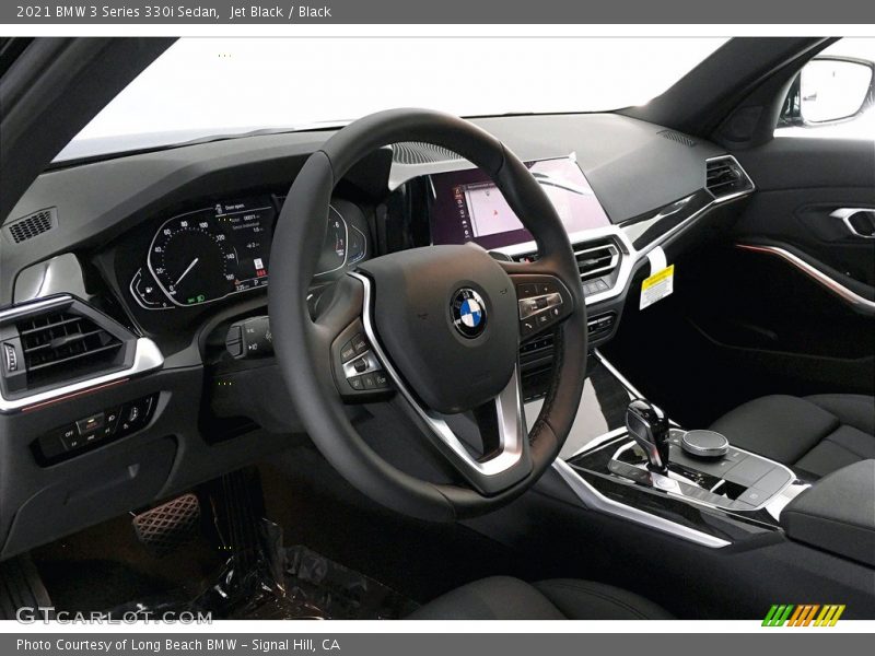 Jet Black / Black 2021 BMW 3 Series 330i Sedan