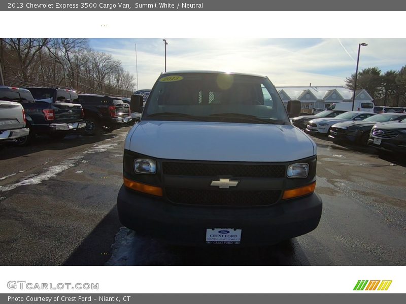 Summit White / Neutral 2013 Chevrolet Express 3500 Cargo Van