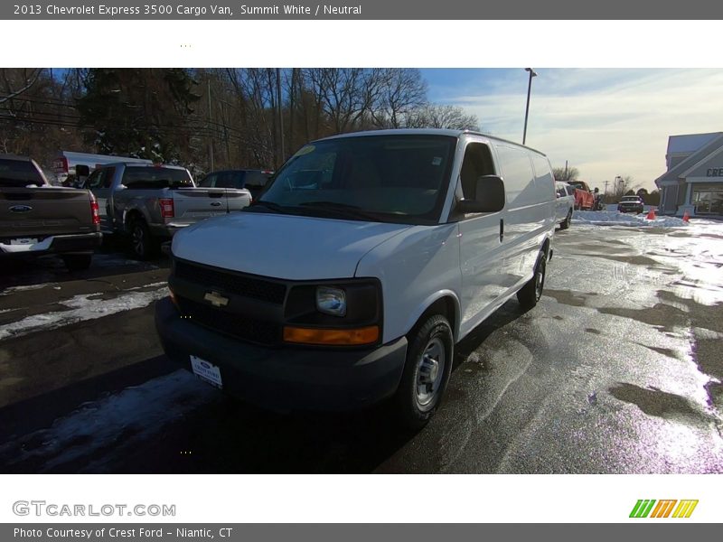 Summit White / Neutral 2013 Chevrolet Express 3500 Cargo Van