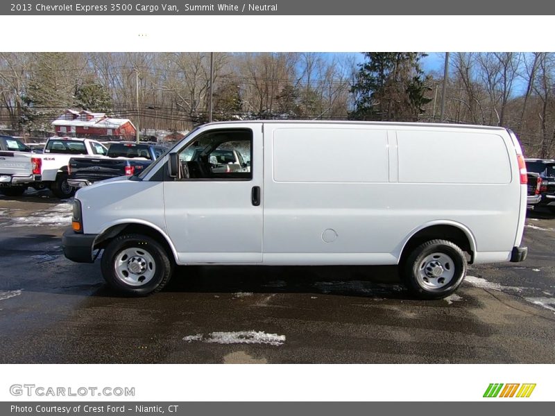  2013 Express 3500 Cargo Van Summit White