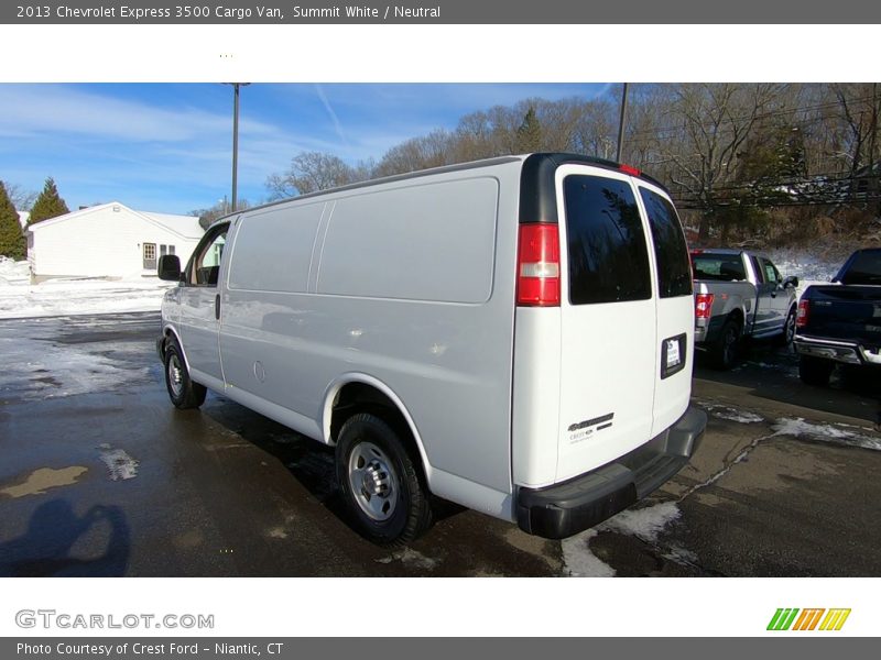  2013 Express 3500 Cargo Van Summit White