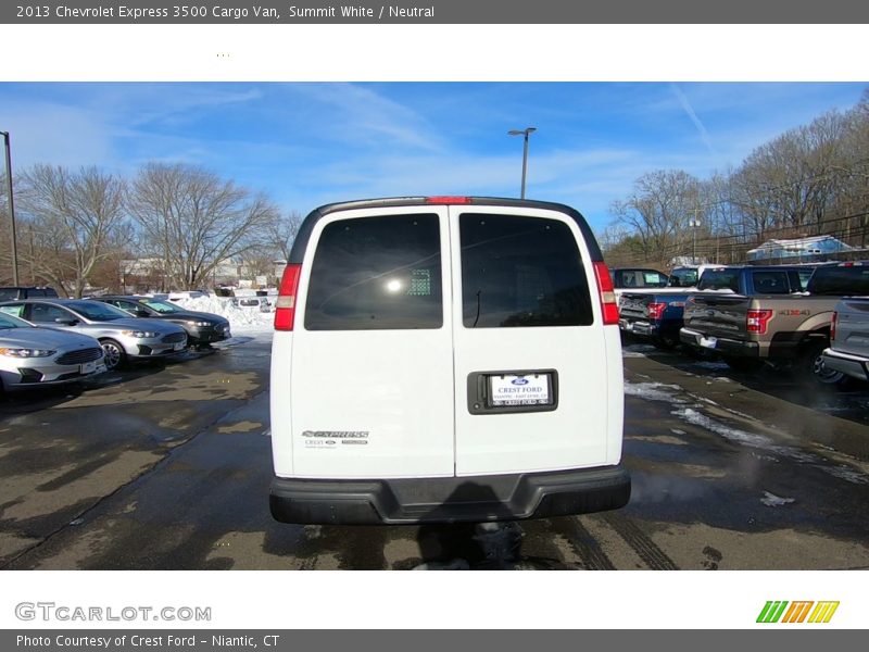 Summit White / Neutral 2013 Chevrolet Express 3500 Cargo Van