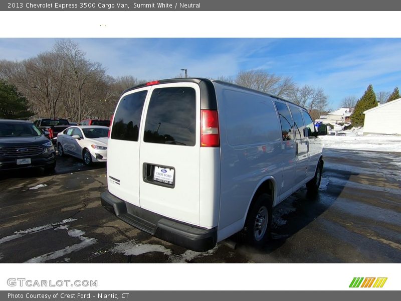Summit White / Neutral 2013 Chevrolet Express 3500 Cargo Van