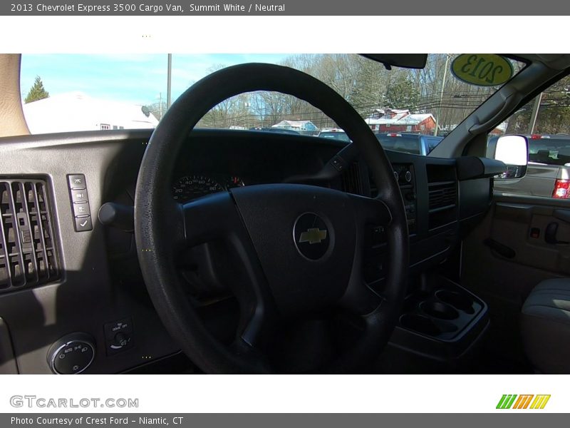 Summit White / Neutral 2013 Chevrolet Express 3500 Cargo Van
