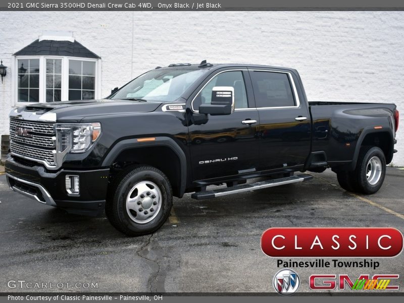 Onyx Black / Jet Black 2021 GMC Sierra 3500HD Denali Crew Cab 4WD