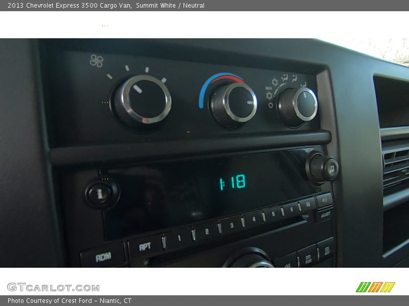 Controls of 2013 Express 3500 Cargo Van
