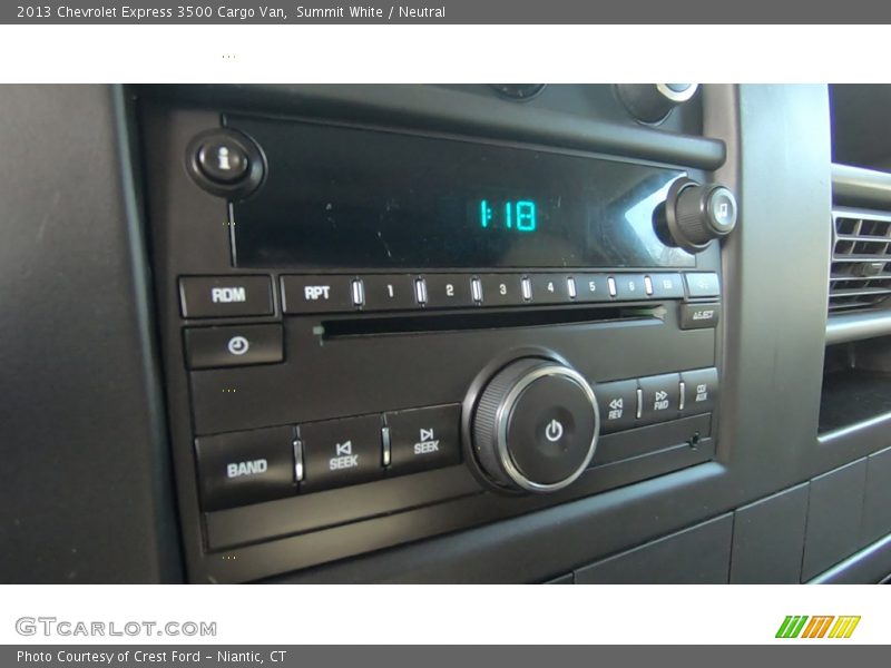 Controls of 2013 Express 3500 Cargo Van