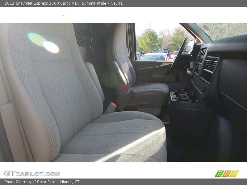 Summit White / Neutral 2013 Chevrolet Express 3500 Cargo Van