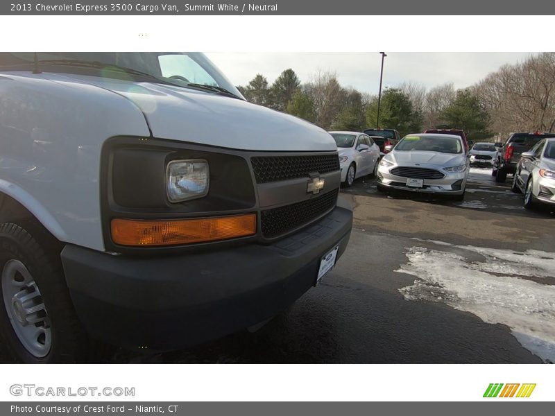 Summit White / Neutral 2013 Chevrolet Express 3500 Cargo Van