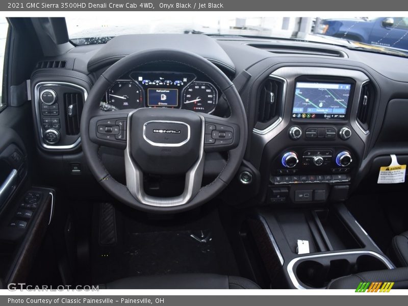 Dashboard of 2021 Sierra 3500HD Denali Crew Cab 4WD