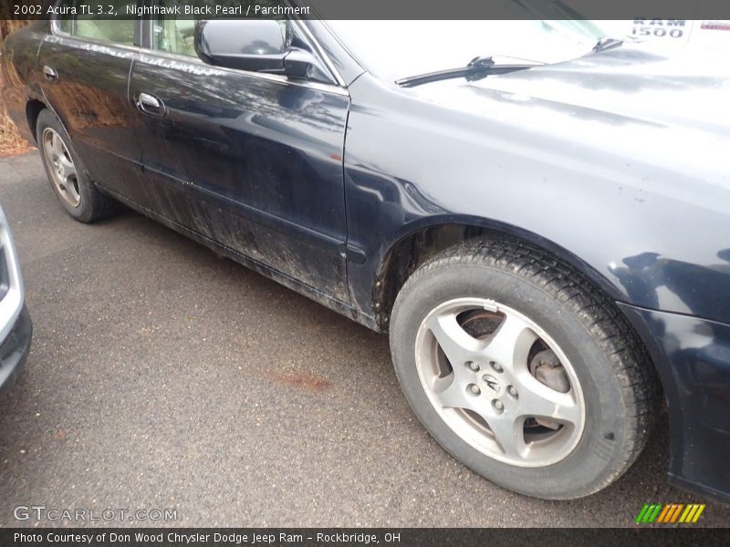 Nighthawk Black Pearl / Parchment 2002 Acura TL 3.2