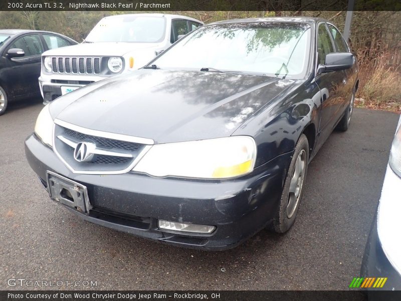 Nighthawk Black Pearl / Parchment 2002 Acura TL 3.2