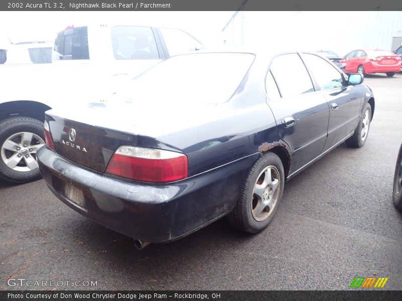 Nighthawk Black Pearl / Parchment 2002 Acura TL 3.2