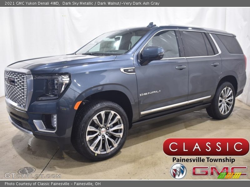 Dark Sky Metallic / Dark Walnut/­Very Dark Ash Gray 2021 GMC Yukon Denali 4WD