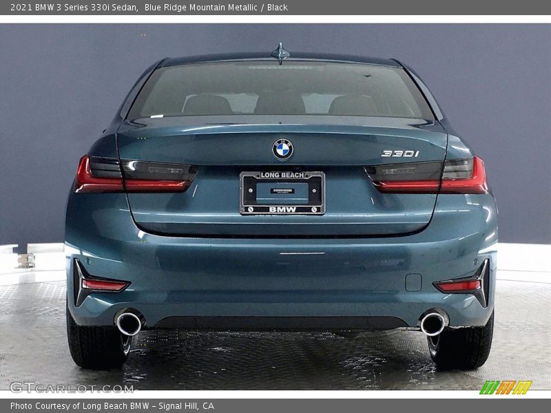 Blue Ridge Mountain Metallic / Black 2021 BMW 3 Series 330i Sedan