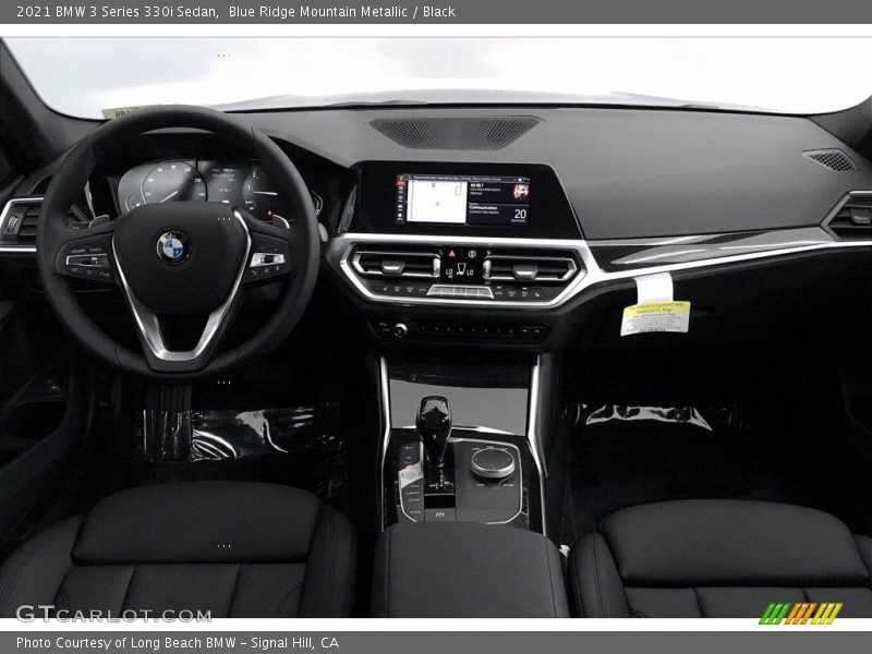 Blue Ridge Mountain Metallic / Black 2021 BMW 3 Series 330i Sedan