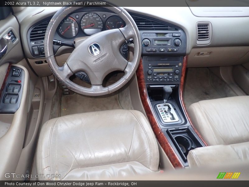 Nighthawk Black Pearl / Parchment 2002 Acura TL 3.2
