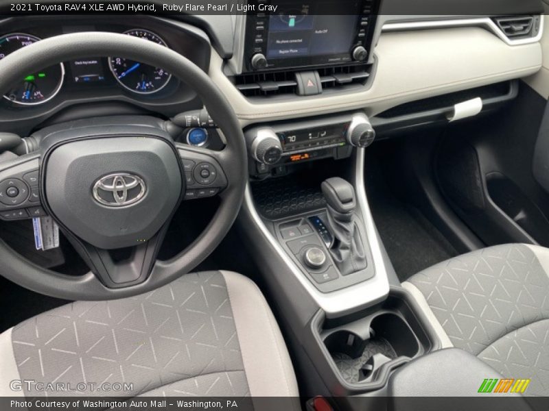 Controls of 2021 RAV4 XLE AWD Hybrid