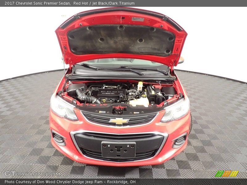  2017 Sonic Premier Sedan Engine - 1.4 Liter Turbocharged DOHC 16-Valve VVT 4 Cylinder