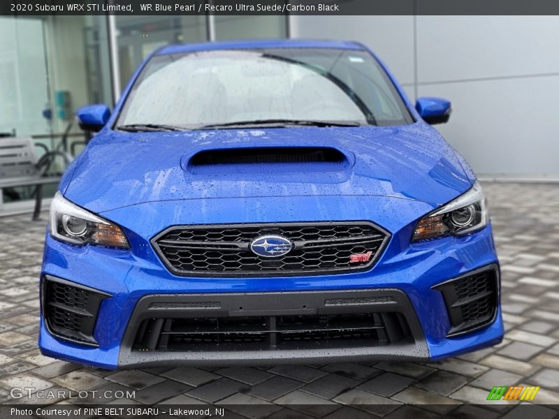 WR Blue Pearl / Recaro Ultra Suede/Carbon Black 2020 Subaru WRX STI Limited