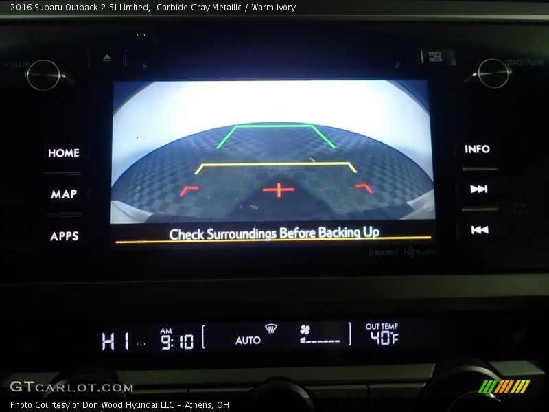 Carbide Gray Metallic / Warm Ivory 2016 Subaru Outback 2.5i Limited