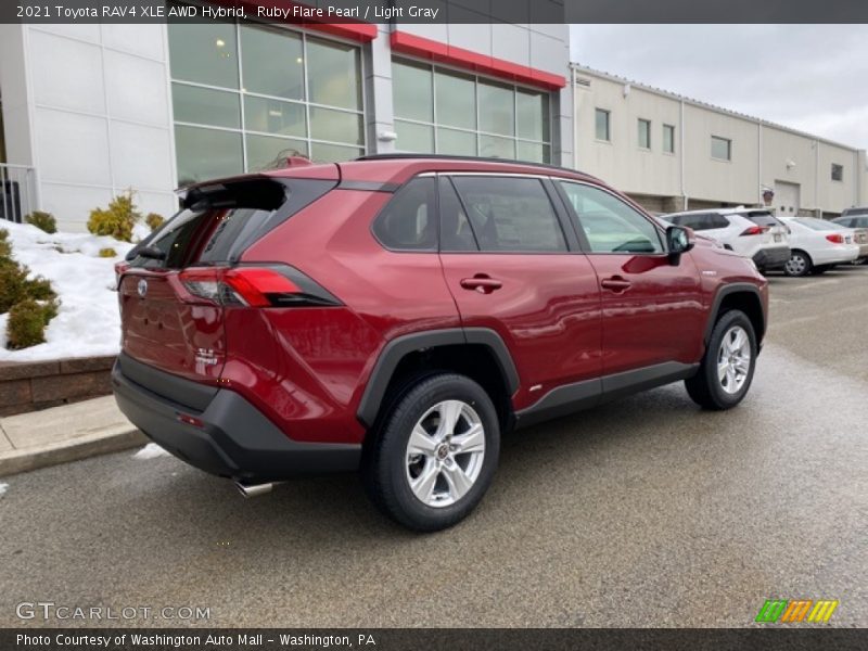  2021 RAV4 XLE AWD Hybrid Ruby Flare Pearl