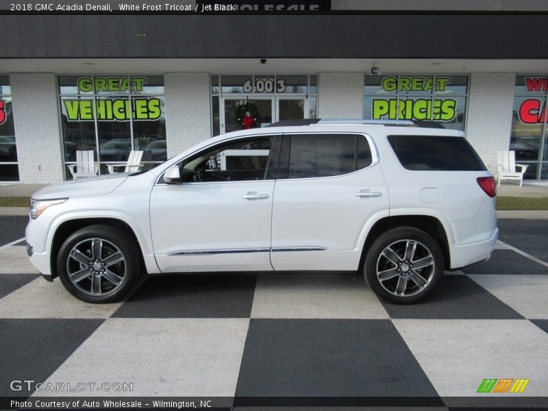 White Frost Tricoat / Jet Black 2018 GMC Acadia Denali