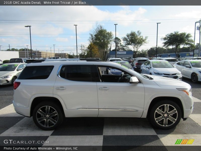 White Frost Tricoat / Jet Black 2018 GMC Acadia Denali