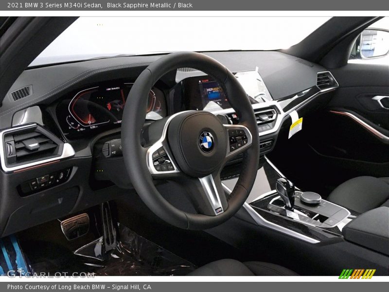Black Sapphire Metallic / Black 2021 BMW 3 Series M340i Sedan