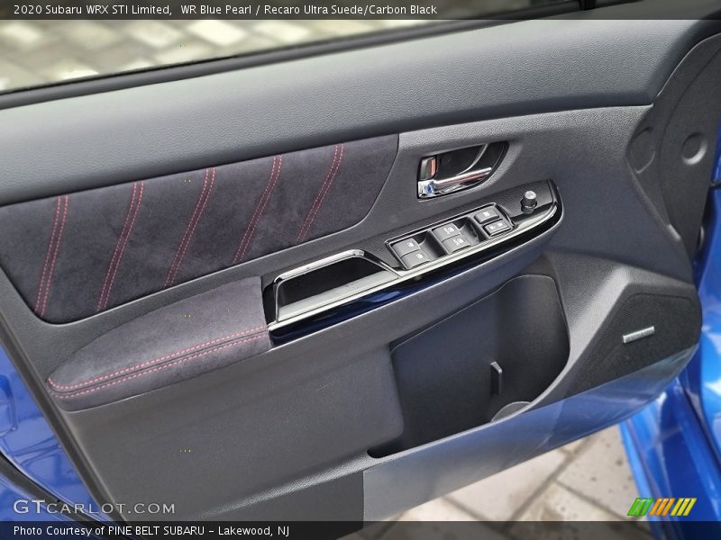 Door Panel of 2020 WRX STI Limited