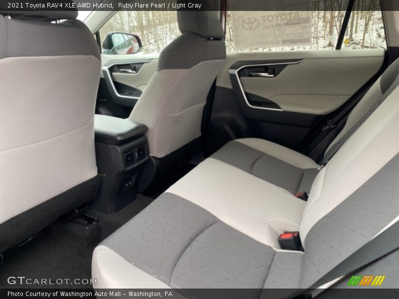 Rear Seat of 2021 RAV4 XLE AWD Hybrid