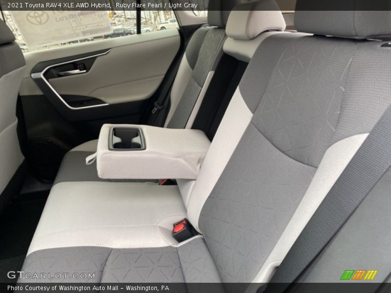 Rear Seat of 2021 RAV4 XLE AWD Hybrid