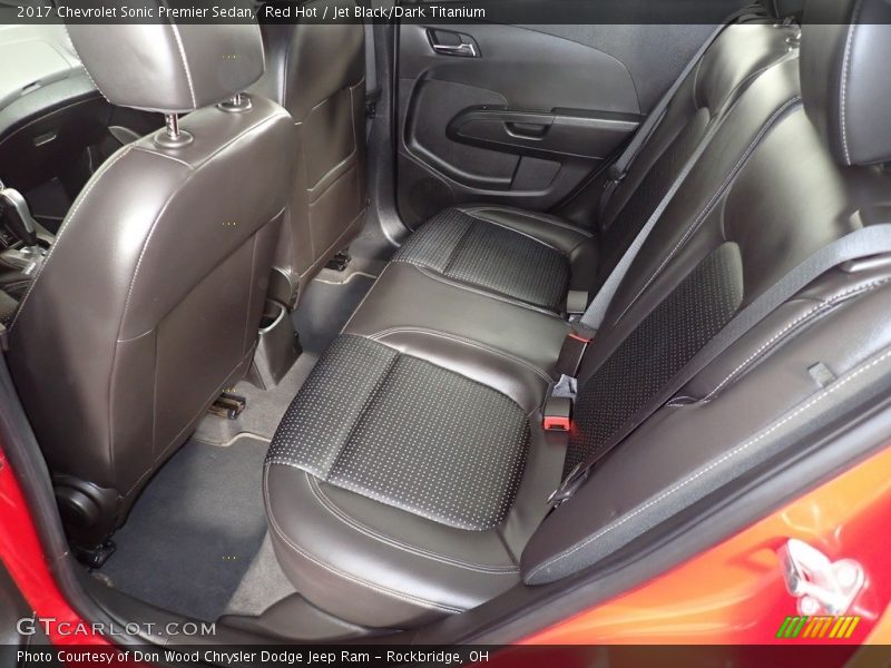 Rear Seat of 2017 Sonic Premier Sedan