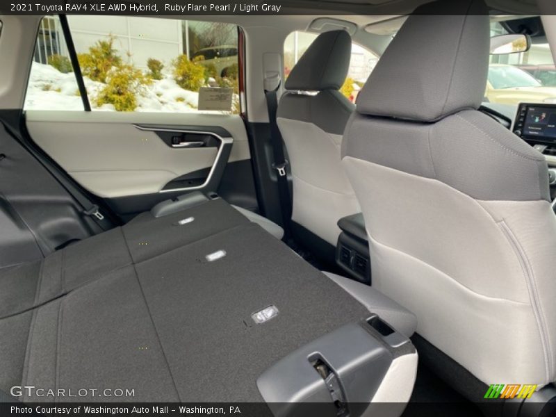 Rear Seat of 2021 RAV4 XLE AWD Hybrid