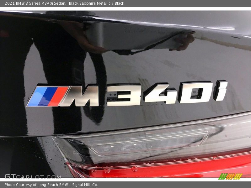 Black Sapphire Metallic / Black 2021 BMW 3 Series M340i Sedan