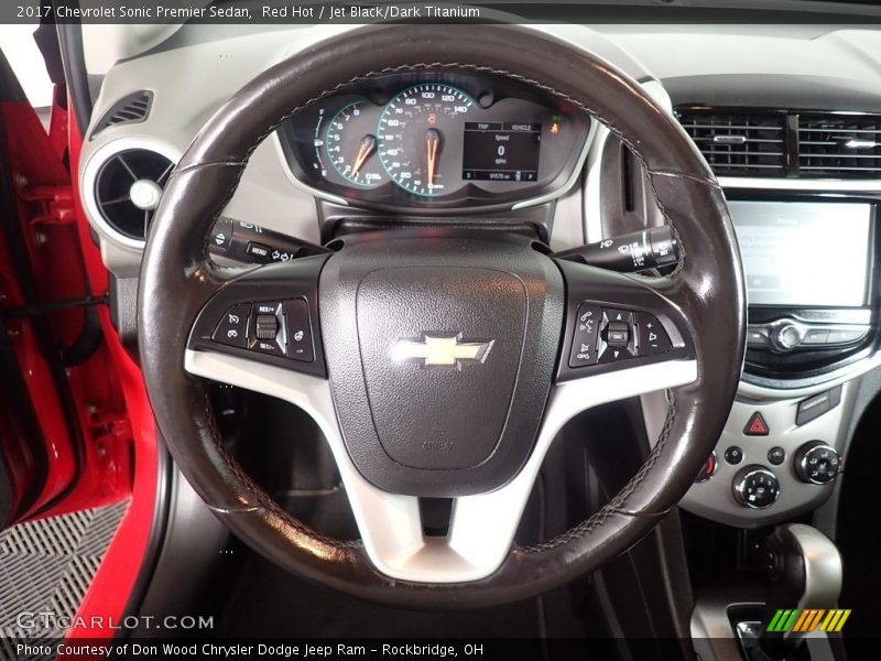  2017 Sonic Premier Sedan Steering Wheel