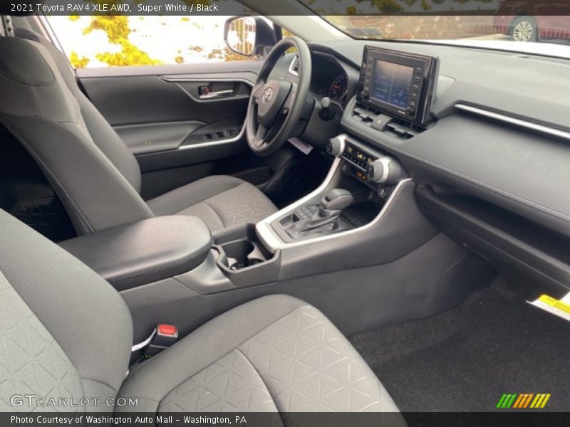 Super White / Black 2021 Toyota RAV4 XLE AWD