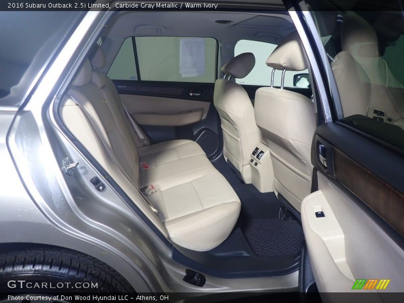 Carbide Gray Metallic / Warm Ivory 2016 Subaru Outback 2.5i Limited