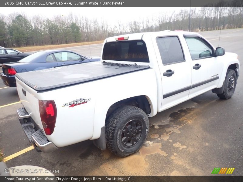 Summit White / Dark Pewter 2005 GMC Canyon SLE Crew Cab 4x4