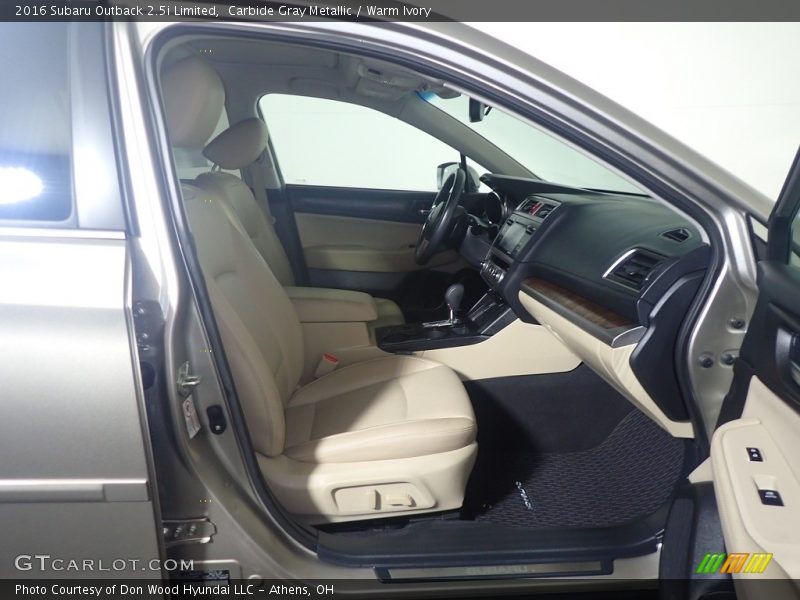 Carbide Gray Metallic / Warm Ivory 2016 Subaru Outback 2.5i Limited